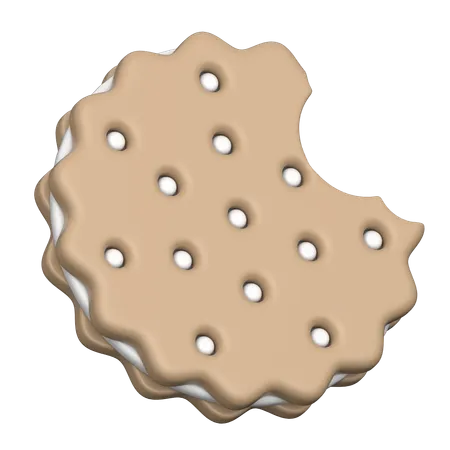 Biscuit  3D Icon