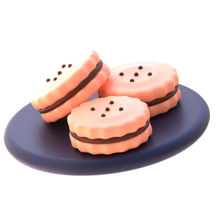 Biscuit  3D Icon