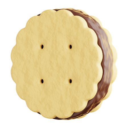 Biscuit  3D Icon