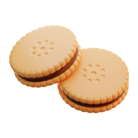 Biscuit  3D Icon