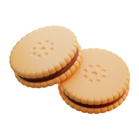 Biscuit  3D Icon