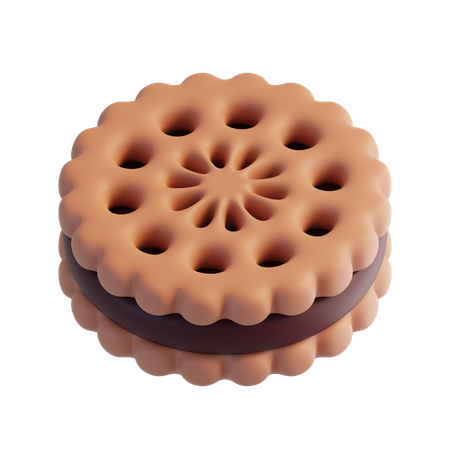 Biscuit  3D Icon