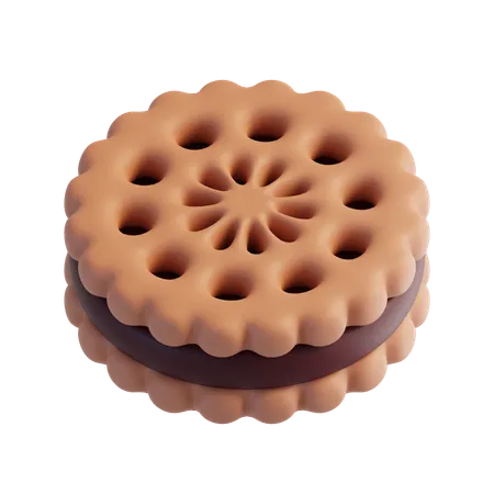 Biscuit  3D Icon