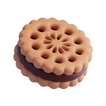 Biscuit  3D Icon