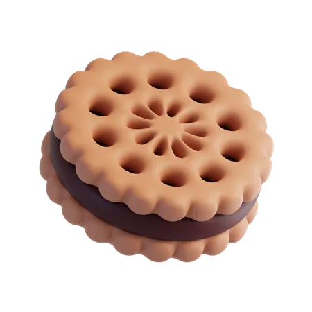 Biscuit  3D Icon