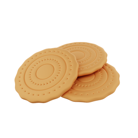 Biscuit  3D Icon