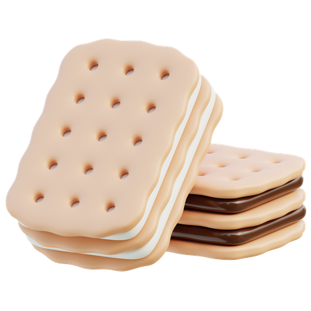 Biscuit  3D Icon