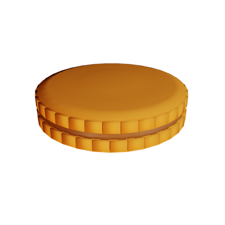 Biscuit 3D Illustration