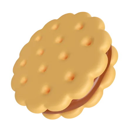 Biscuit 3D Icon