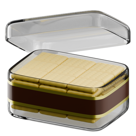 Biscuit Box  3D Icon