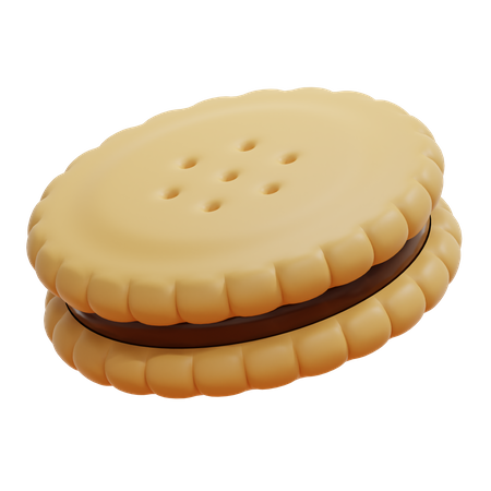 Biscuits  3D Icon