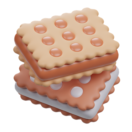 Biscuits  3D Icon