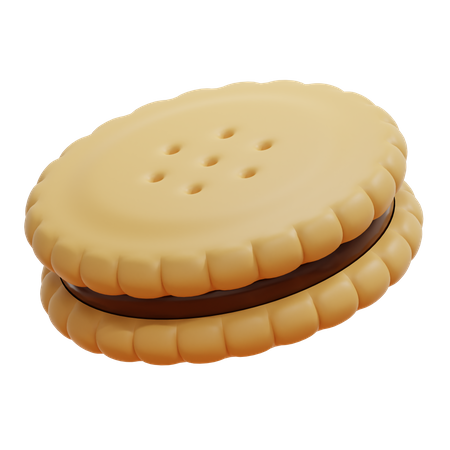 Biscuits 3D Icon
