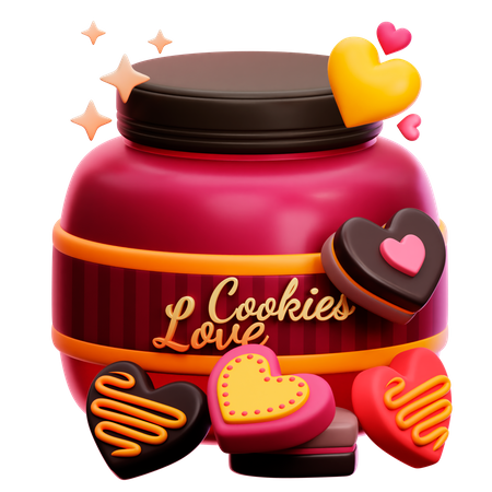 J'adore les biscuits  3D Icon