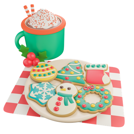 Biscuits de Noël  3D Icon