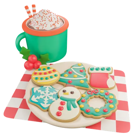 Biscuits de Noël  3D Icon