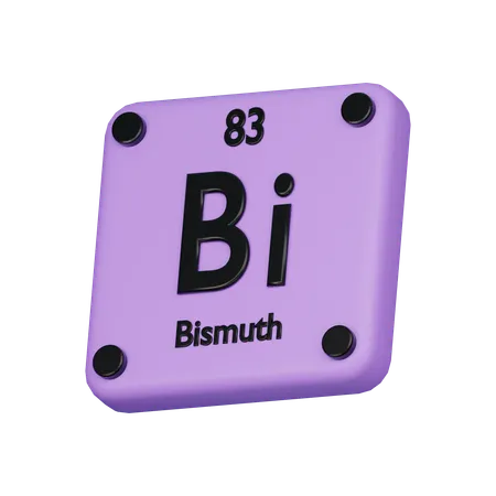 Bismuth Element 3 D Icon 3D Icon