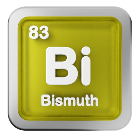 Bismuto tabela periódica  3D Icon