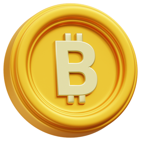 Bit Coin  3D Icon