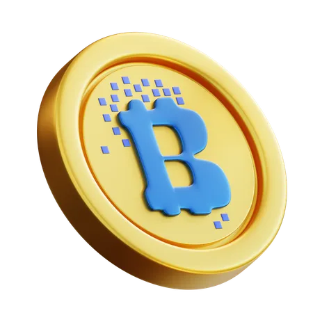 3 D Illustration Bitcoin 3D Icon