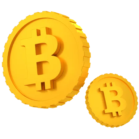 Bitcoin Illustration In 3 D Design 3D Icon
