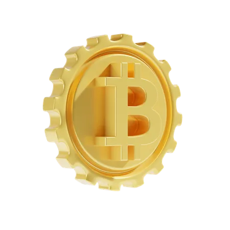 Bitcoin 3 D Icon 3D Icon