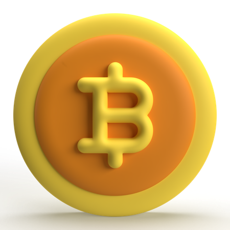 ビットコイン  3D Icon