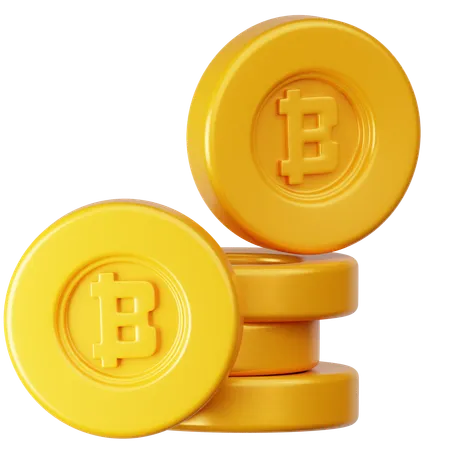 ビットコイン  3D Icon