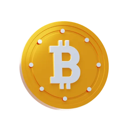 Bitcoin  3D Icon