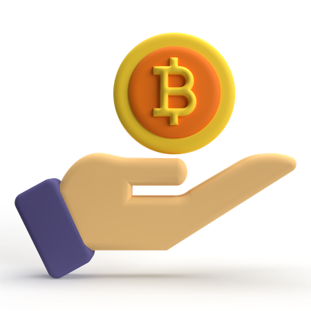 ビットコイン  3D Icon