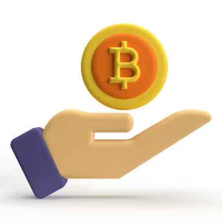 ビットコイン  3D Icon