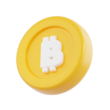 Bitcoin  3D Icon