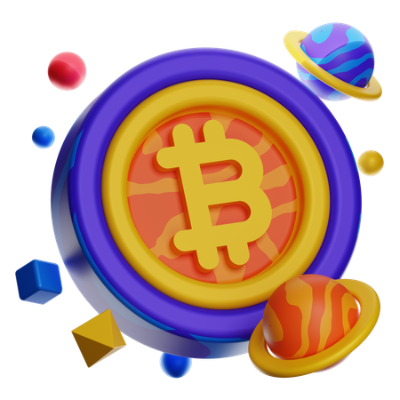 ビットコイン  3D Icon