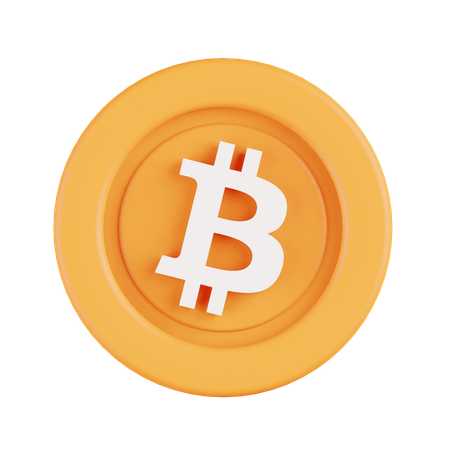 Bitcóin  3D Icon