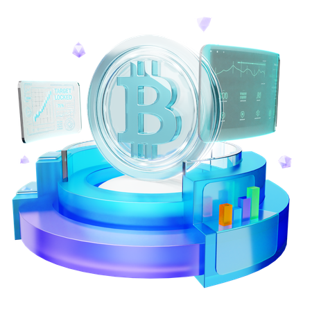 Bitcoin  3D Icon