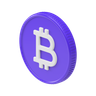 3d bitcoin 3d logo