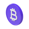 3d 3d bitcoin logo