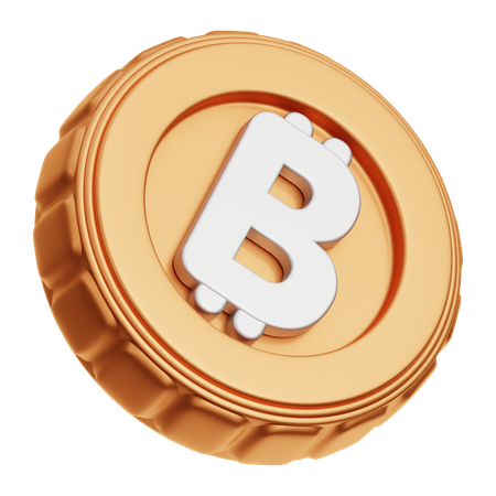 Bitcoin  3D Icon