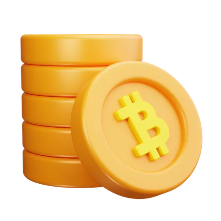 Bitcoin  3D Icon