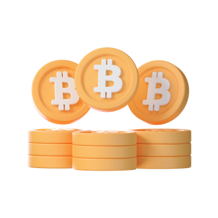 Bitcoin  3D Icon