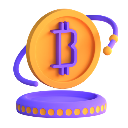 Bitcoin  3D Icon