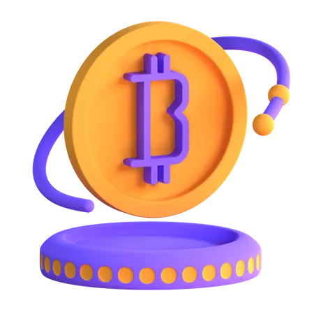 Bitcoin  3D Icon