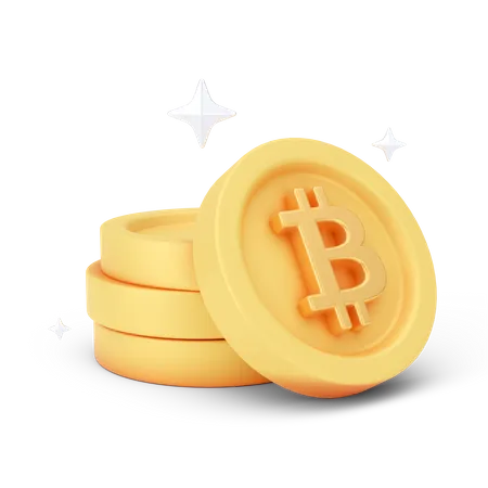 Bitcoin  3D Icon