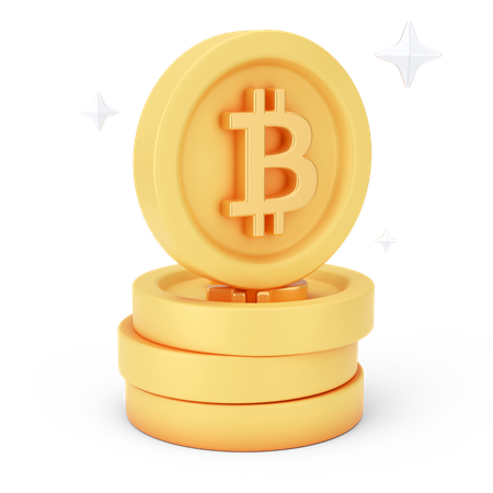 Bitcoin  3D Icon