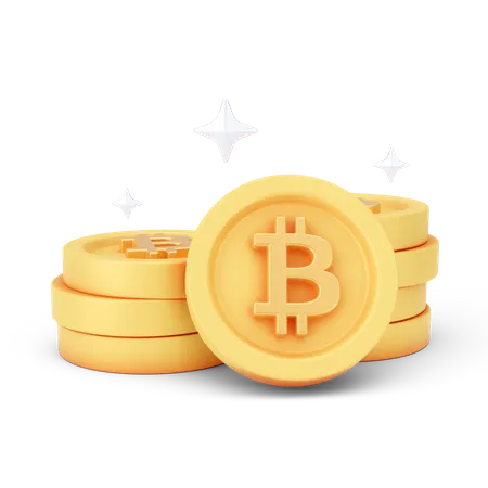 Bitcoin  3D Icon