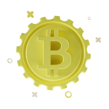 Bitcoin  3D Icon