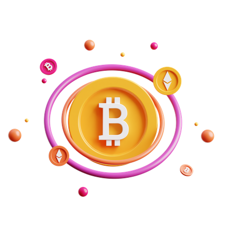 Bitcoin  3D Icon