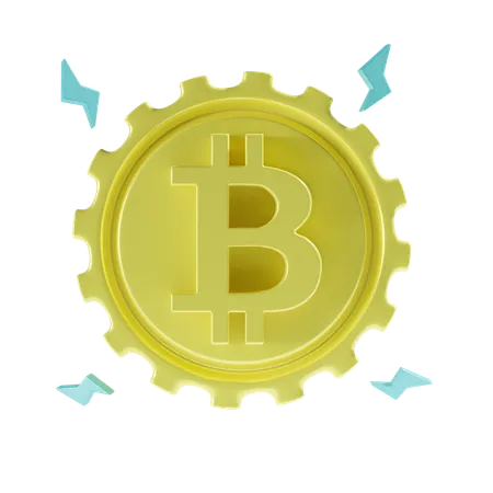 Bitcoin  3D Icon