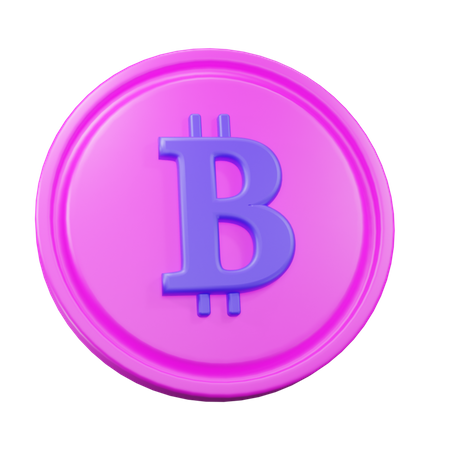 Bitcoin  3D Icon