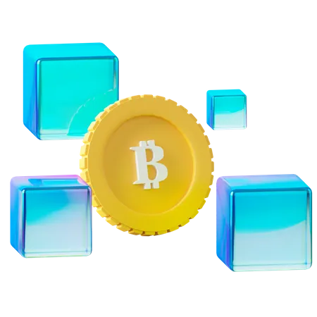 Bitcoin  3D Icon